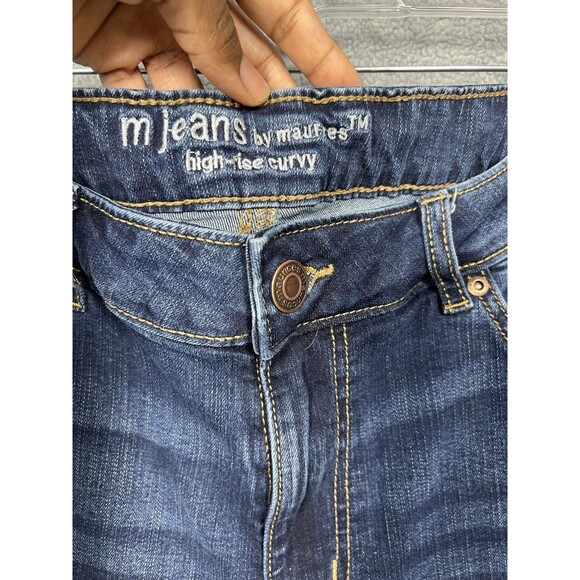 Maurices Women's 16 REG Dark Wash High Rise Curvy Bootcut Jeans M - Picture 6 of 16